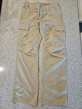 Under Armour UA Storm Cargo Pants Tan Khaki Tactical Water Resistant Hiking